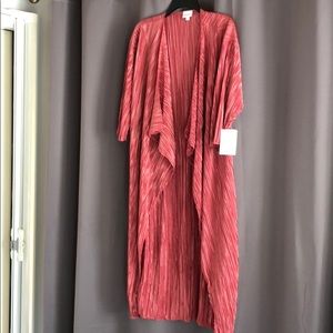 Lu la roe Long pink smoky /pleated coverall